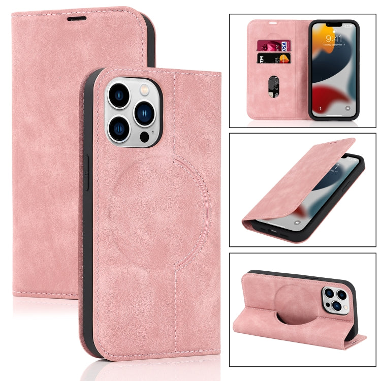 Custodia in pelle con ricarica wireless per iPhone 13 Pro Max