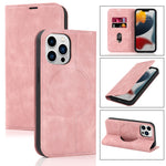 Custodia in pelle con ricarica wireless per iPhone 13 Pro Max