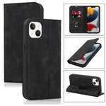Custodia in pelle con ricarica wireless per iPhone 13 Pro Max