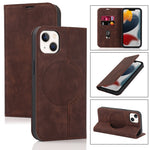 Custodia in pelle con ricarica wireless per iPhone 13 Pro Max