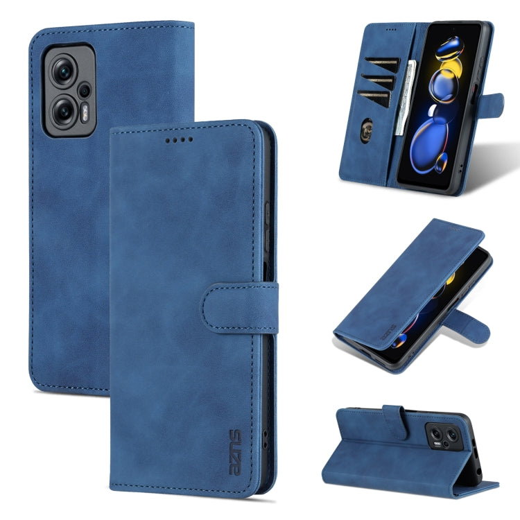 AZNS Skin Feel Calf Texture Flip Custodia in pelle per telefono, For Xiaomi Redmi Note 11T Pro/POCO X4 GT, For OPPO Reno8, For OPPO Reno8 Pro, For Huawei Nova 9Z/Enjoy 50 Plus