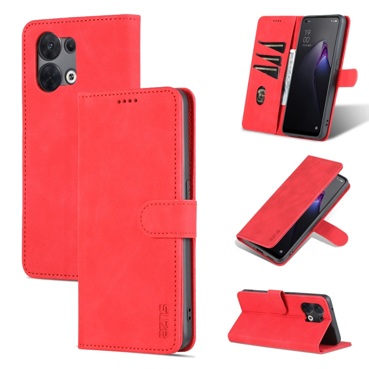 AZNS Skin Feel Calf Texture Flip Custodia in pelle per telefono, For Xiaomi Redmi Note 11T Pro/POCO X4 GT, For OPPO Reno8, For OPPO Reno8 Pro, For Huawei Nova 9Z/Enjoy 50 Plus
