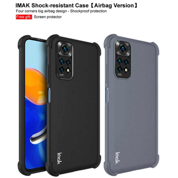 IMAK Custodia per telefono in TPU antiurto antiurto IMAK con protezione per lo schermo, For Xiaomi Redmi Note 11 4G Overseas Version / Note 11S 4G Overseas Version, For Xiaomi 12 / 12X, For Xiaomi 12 Pro