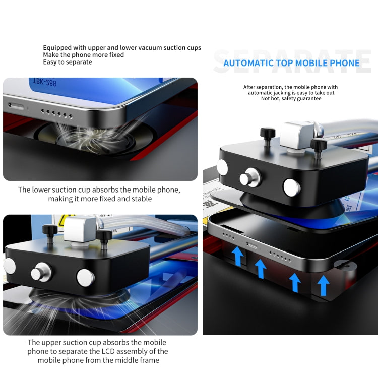 TBK 288 Built-in Pump Vacuum Intelligent Automatic Control Screen Removal Tool,,US Plug,UK Plug,AU Plug,EU Plug