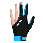 BOODUN M050912 Guanti da biliardo a tre dita sottili e traspiranti per uomo e donna, M, L