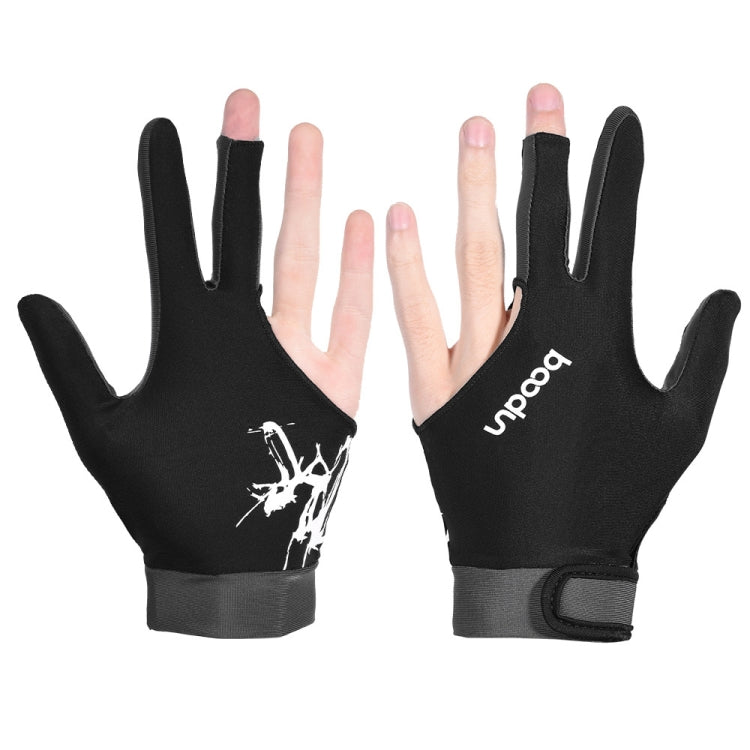 BOODUN M050912 Guanti da biliardo a tre dita sottili e traspiranti per uomo e donna, M, L