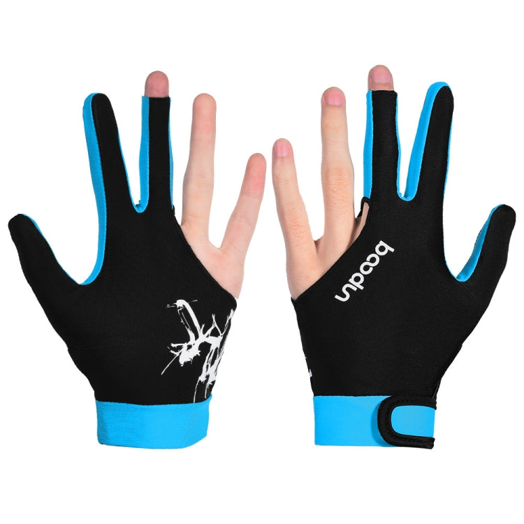 BOODUN M050912 Guanti da biliardo a tre dita sottili e traspiranti per uomo e donna, M, L