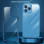 Custodia antiurto con retro trasparente per iPhone 14