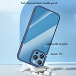 Custodia antiurto con retro trasparente per iPhone 14