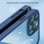 Custodia antiurto con retro trasparente per iPhone 14