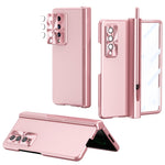 Custodia per telefono pieghevole incernierata galvanica con S Pen Fold Edition, For Samsung Galaxy Z Fold3 5G