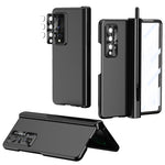 Custodia per telefono pieghevole incernierata galvanica con S Pen Fold Edition, For Samsung Galaxy Z Fold3 5G