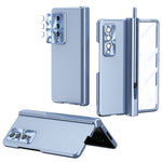Custodia per telefono pieghevole incernierata galvanica con S Pen Fold Edition, For Samsung Galaxy Z Fold3 5G