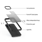 Custodia antiurto con retro smerigliato per iPhone 14 Pro Max