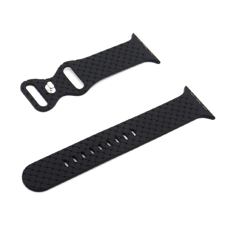 Cinturino per orologio Weave Texture per Apple Watch Series, 7 45mm / 6&SE&5&4 44mm / 3&2&1 42mm