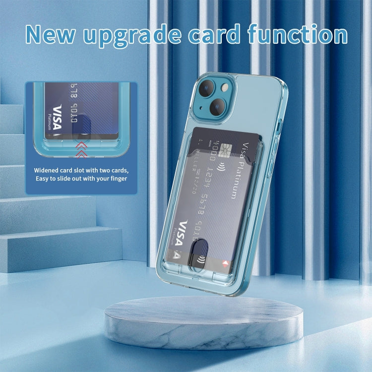 Custodia TPU con slot carte per iPhone 14