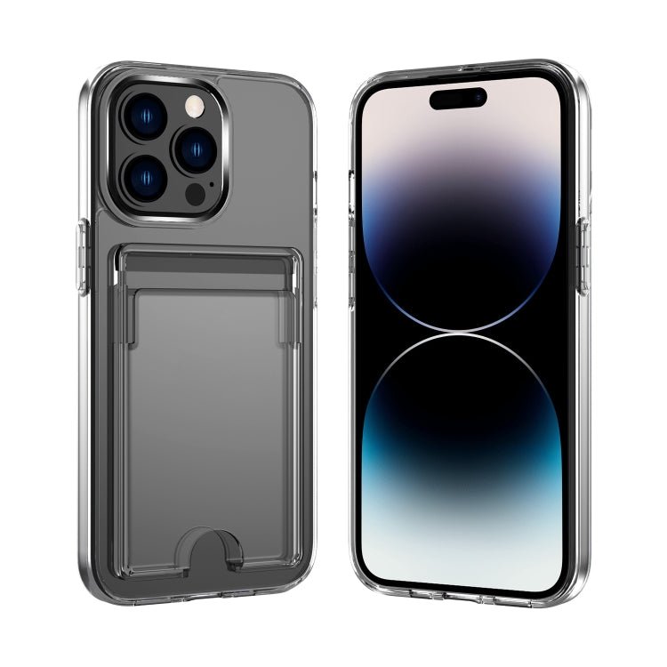 Custodia TPU con slot carte per iPhone 14