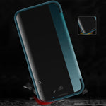 Custodia flip in pelle con finestra per iPhone 14 Plus