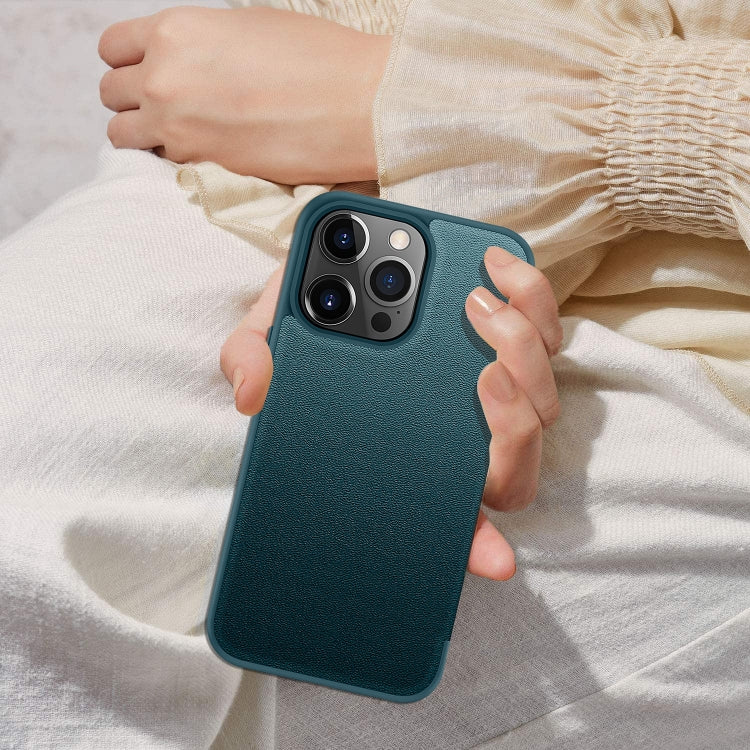 Custodia flip in pelle con finestra per iPhone 14 Plus