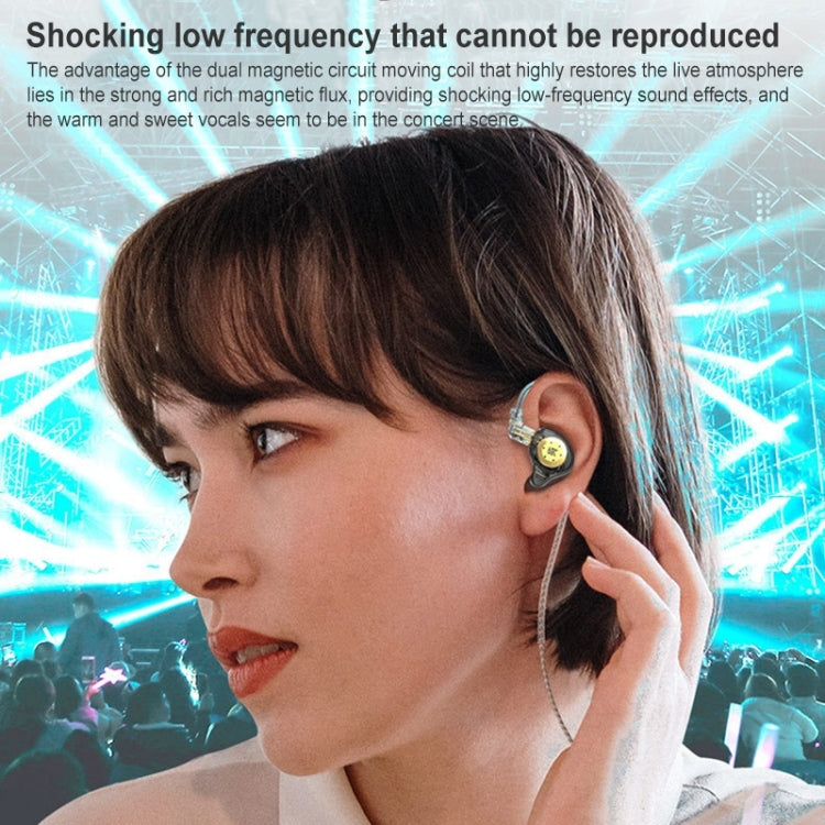 KZ-EDX PRO Dynamic HiFi In-Ear Sports Music Cuffie, With Microphone, Without Microphone
