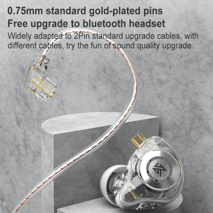 KZ-EDX PRO Dynamic HiFi In-Ear Sports Music Cuffie, With Microphone, Without Microphone