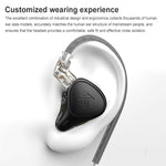 KZ-ZEX PRO Cuffie intrauricolari ibride in ferro con bobina elettrostatica, With Microphone, Without Microphone