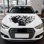 D-956 Autoadesivo decorativo modificato dell'automobile del modello della ragazza della farfalla, D-956