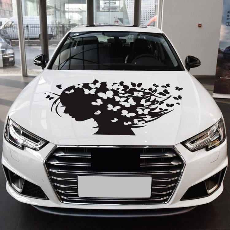 D-956 Autoadesivo decorativo modificato dell'automobile del modello della ragazza della farfalla, D-956