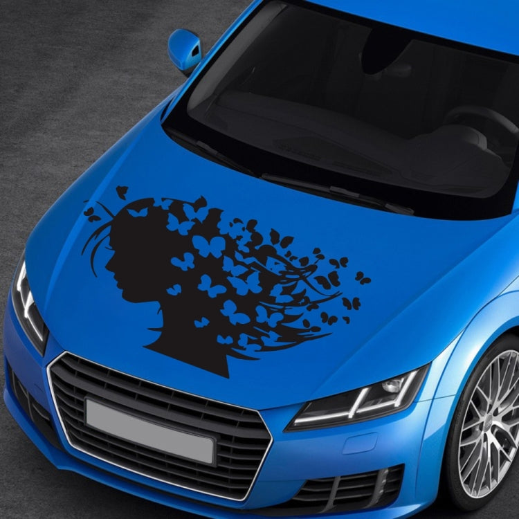 D-956 Autoadesivo decorativo modificato dell'automobile del modello della ragazza della farfalla, D-956