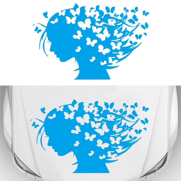 D-956 Autoadesivo decorativo modificato dell'automobile del modello della ragazza della farfalla, D-956
