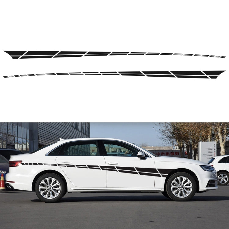 2 PCS/Set D-961 Adesivo decorativo modificato per auto con motivo a bandiera a scacchi, D-961