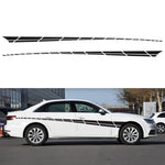 2 PCS/Set D-961 Adesivo decorativo modificato per auto con motivo a bandiera a scacchi, D-961