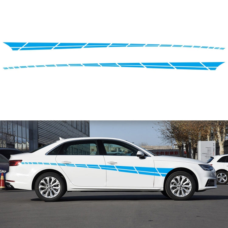 2 PCS/Set D-961 Adesivo decorativo modificato per auto con motivo a bandiera a scacchi, D-961