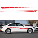 2 PCS/Set D-961 Adesivo decorativo modificato per auto con motivo a bandiera a scacchi, D-961