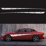 2 PCS/Set D-961 Adesivo decorativo modificato per auto con motivo a bandiera a scacchi, D-961