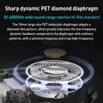 KZ-EDC Subwoofer ad alto valore Cuffie HIFI In-Ear cablate, With Microphone, Without Microphone