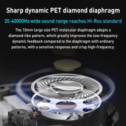 KZ-EDC Subwoofer ad alto valore Cuffie HIFI In-Ear cablate, With Microphone, Without Microphone
