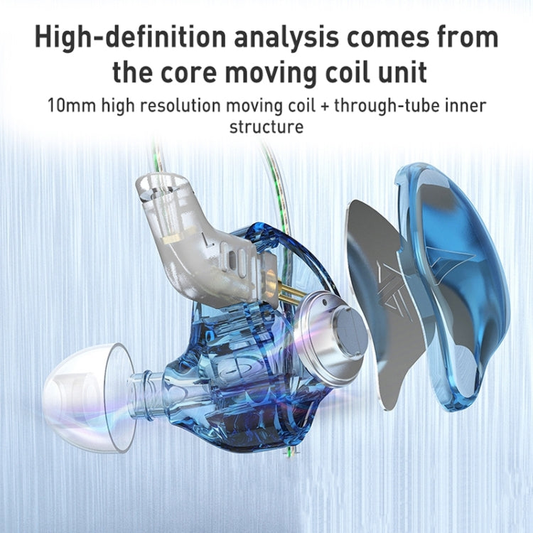 KZ-EDC Subwoofer ad alto valore Cuffie HIFI In-Ear cablate, With Microphone, Without Microphone