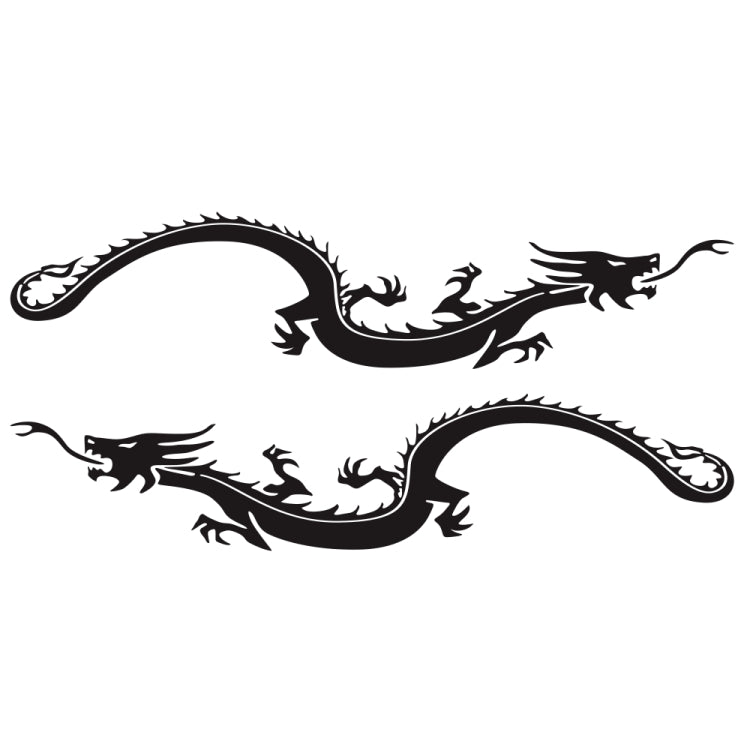 2 PCS/Set D-965 Adesivo decorativo modificato per auto modello drago, D-965