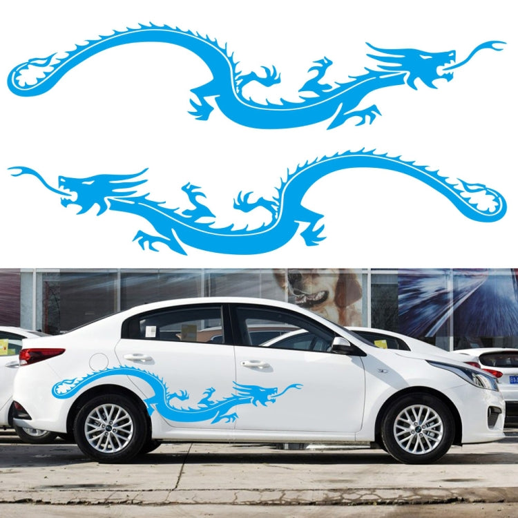 2 PCS/Set D-965 Adesivo decorativo modificato per auto modello drago, D-965