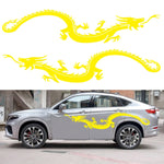 2 PCS/Set D-965 Adesivo decorativo modificato per auto modello drago, D-965