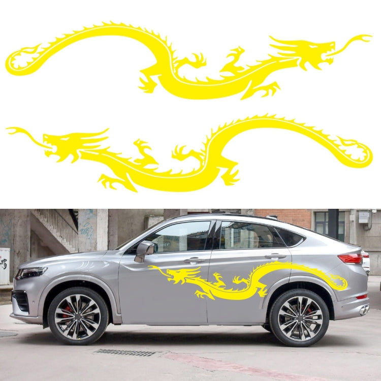2 PCS/Set D-965 Adesivo decorativo modificato per auto modello drago, D-965
