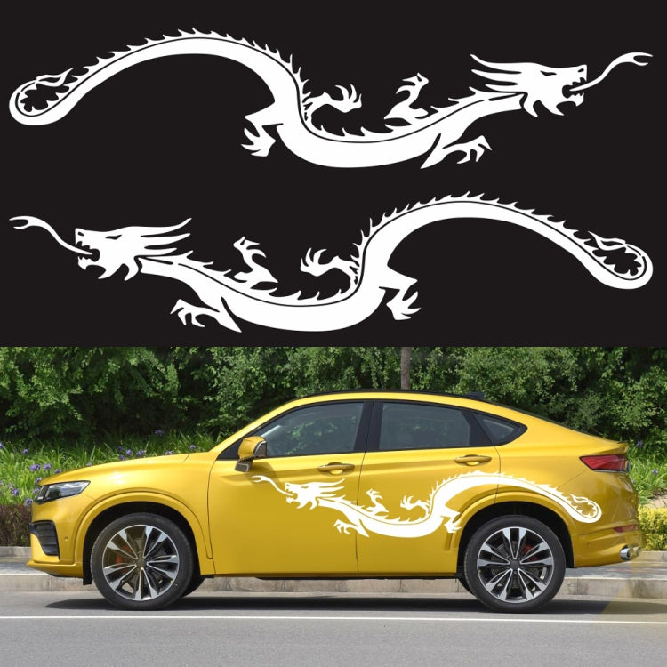 2 PCS/Set D-965 Adesivo decorativo modificato per auto modello drago, D-965
