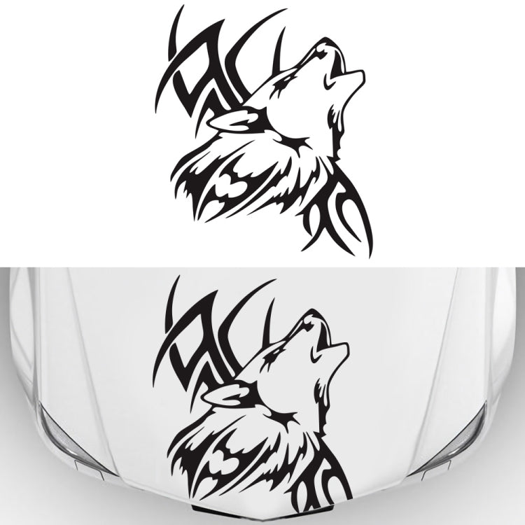 D-967 Adesivo decorativo modificato per auto modello tribù lupo, D-967