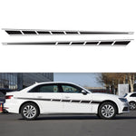 2 PCS/Set D-970 Adesivo decorativo modificato per auto con motivo a bandiera a scacchi, D-970