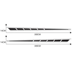 2 PCS/Set D-970 Adesivo decorativo modificato per auto con motivo a bandiera a scacchi, D-970