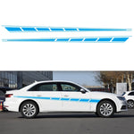 2 PCS/Set D-970 Adesivo decorativo modificato per auto con motivo a bandiera a scacchi, D-970