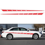 2 PCS/Set D-970 Adesivo decorativo modificato per auto con motivo a bandiera a scacchi, D-970
