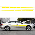 2 PCS/Set D-970 Adesivo decorativo modificato per auto con motivo a bandiera a scacchi, D-970