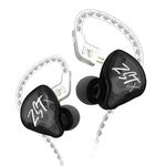 KZ-ZST X Ring Iron Hybrid Driver In-Ear Noise Cancelling Auricolare, With Microphone, Without Microphone